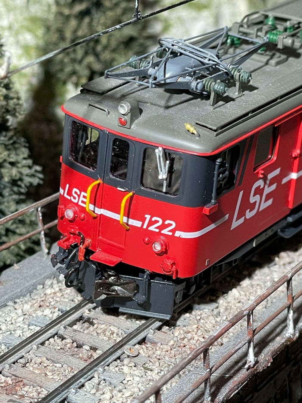 HRF Modellini di ferrovie: HRF Triebwagen der LSE 121 oder 122 – Usato da Krummenau venduto da ferrotech 9