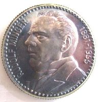 Rudolf Minger Bundesrat von 1929-1940 - 900er Silber
