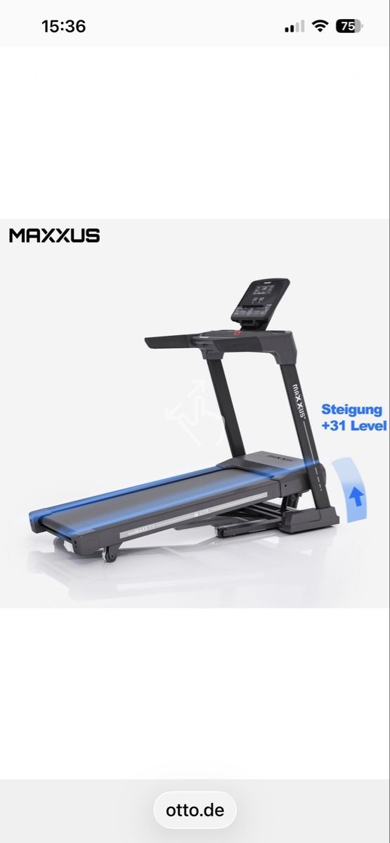 Maxxus Hometrainer: Tapis de course RunMaxx 7.1 – Gebraucht aus Broc von Biboune3 2