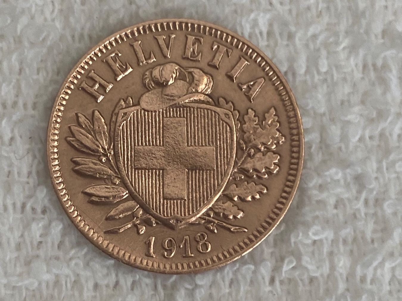 Tutti le monete: 2 centimes/rappen 1918 – Usato da Nyon venduto da Ilmi09