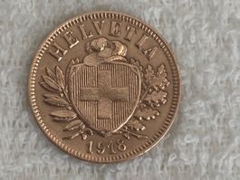 2 centimes/rappen 1918