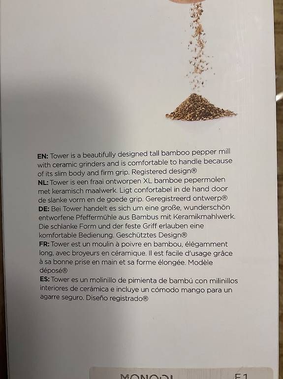 Geschirrsets: Pfeffermühle – Gebraucht aus Orselina von Mandalas 1