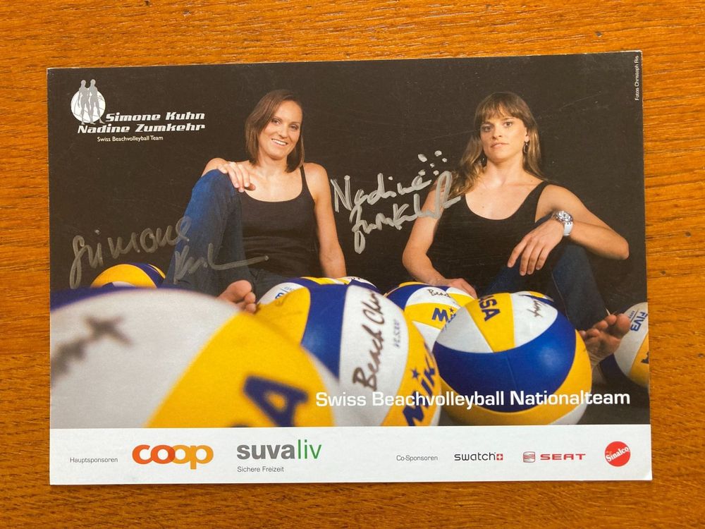 Simone Kuhn & Nadine Zumkehr / orig. AK Kaufen auf Ricardo