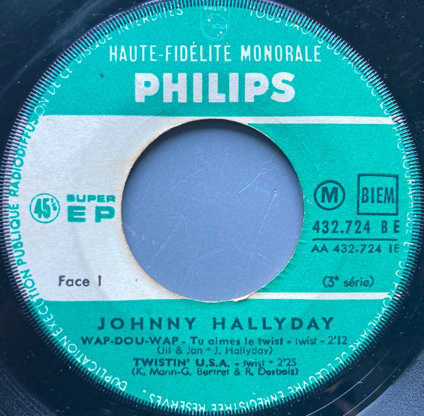 Dischi in vinile: JOHNNY HALLYDAY - WAP-DOU-WAP – Usato da Poliez-Pittet venduto da Newtown-Records 2