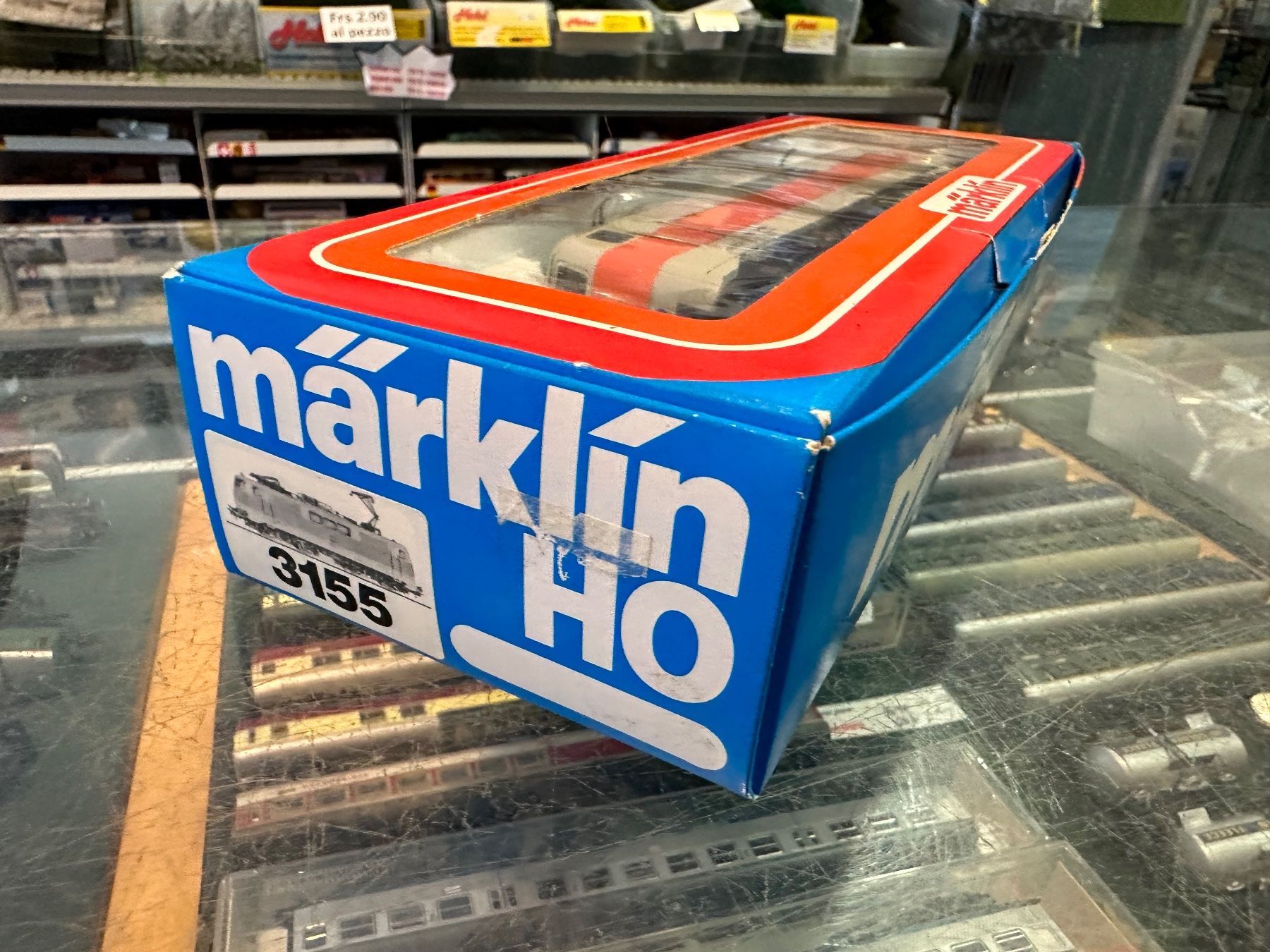 Märklin Modellini di ferrovie: Märklin 3155 Br 111 AC Analog DB Good Condition – Usato da Chiasso venduto da Carrara-Modellismo 1