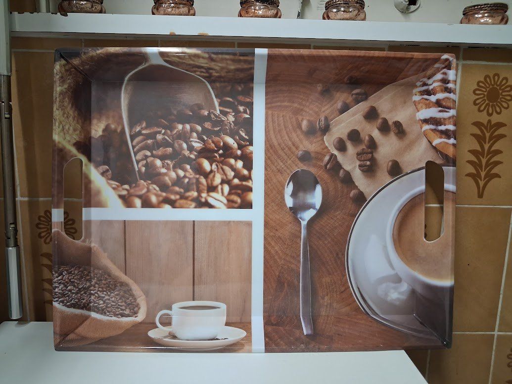 Pareti & Soffitti: Plateau repas motif "café" – Nuovo (secondo la descrizione) da Genève venduto da Bell-47 2