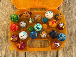 Bakugan Grosskonvolut - 22 Figuren, Arena, Karten, Dose