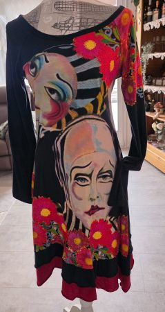 Desigual Kleid Cirque du Soleil schwarz gebraucht