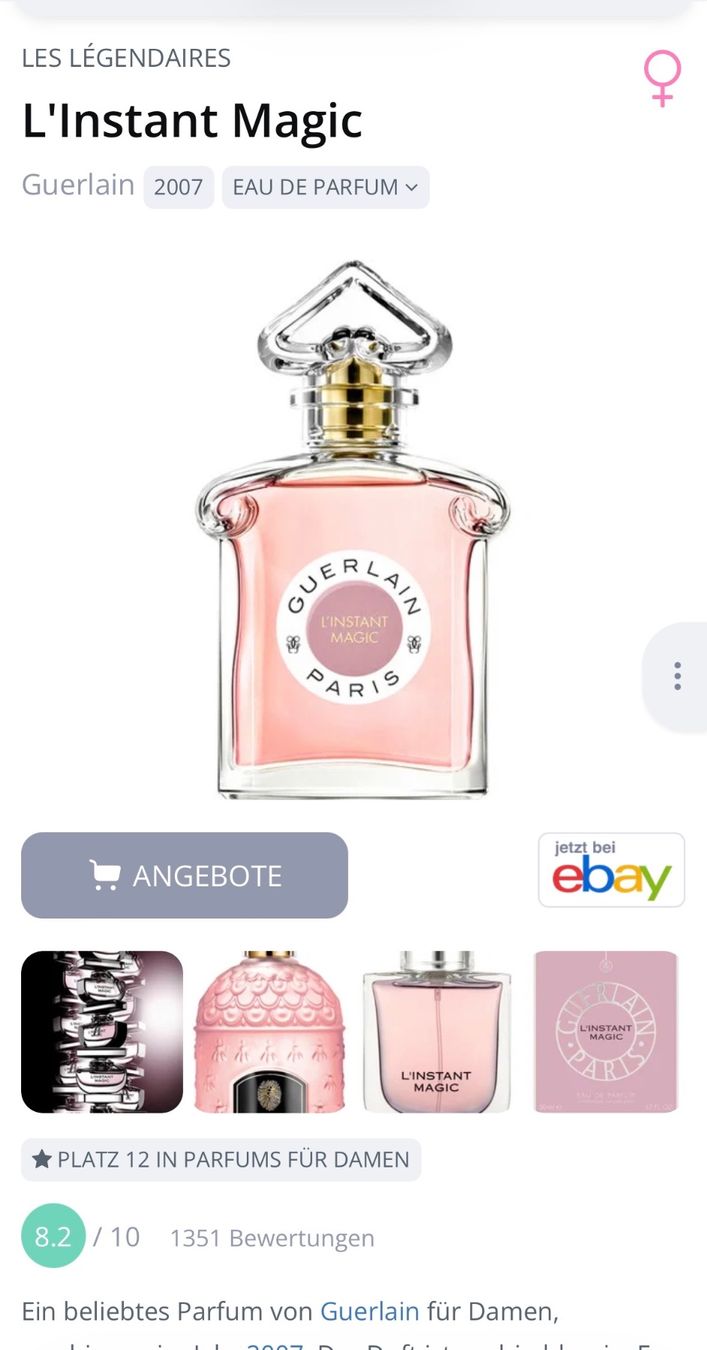 Guerlain Profumi & Eau de Toilette: Guerlain L'Instant Magic EDP - Duftprobe 2ML – Usato da Zürich venduto da deruja 4