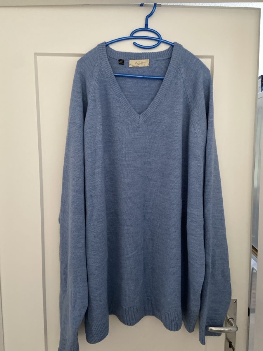 Maglioni & Felpe: Hellblauer Pullover, Grösse 4XL/ 60/62 Herren Strick ❄️ – Nuovo (secondo la descrizione) da Villmergen venduto da Savogin