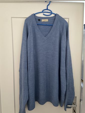Hellblauer Pullover, Grösse 4XL/ 60/62 Herren Strick ❄️