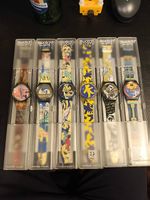 Collezione di 6 Swatch quartz molto vecchi