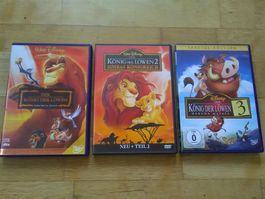 Der König der Löwen (1-3)  Trilogie  >De & Eng u.a.<  3-DVDs