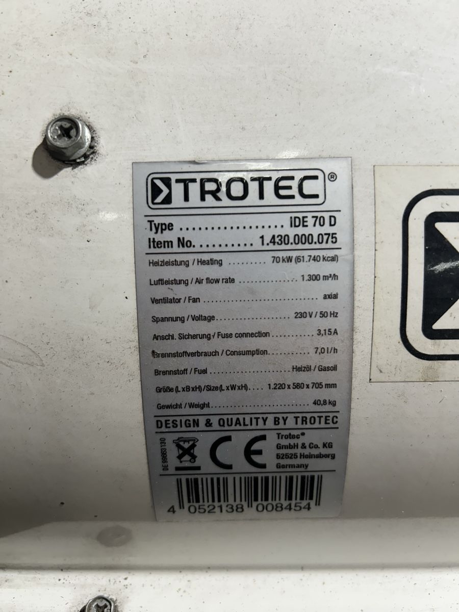 Trotec Radiatori: Oelbrenner – Usato da Rickenbach LU venduto da Brutus05 1