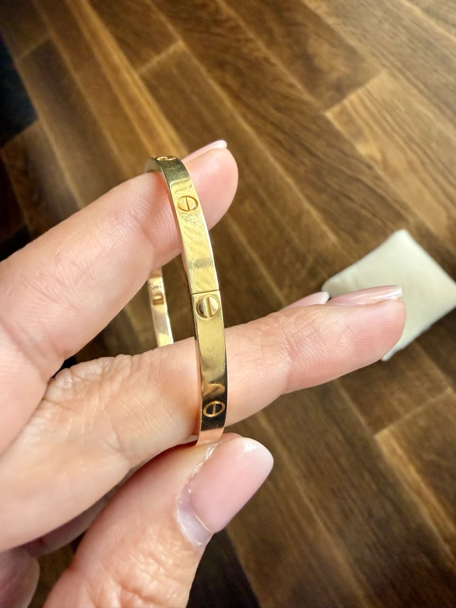 Cartier Bracciali & Braccialetti: Cartier Lovebracelet small Gr. 17 – Usato da Zürich venduto da tinaaaa 6