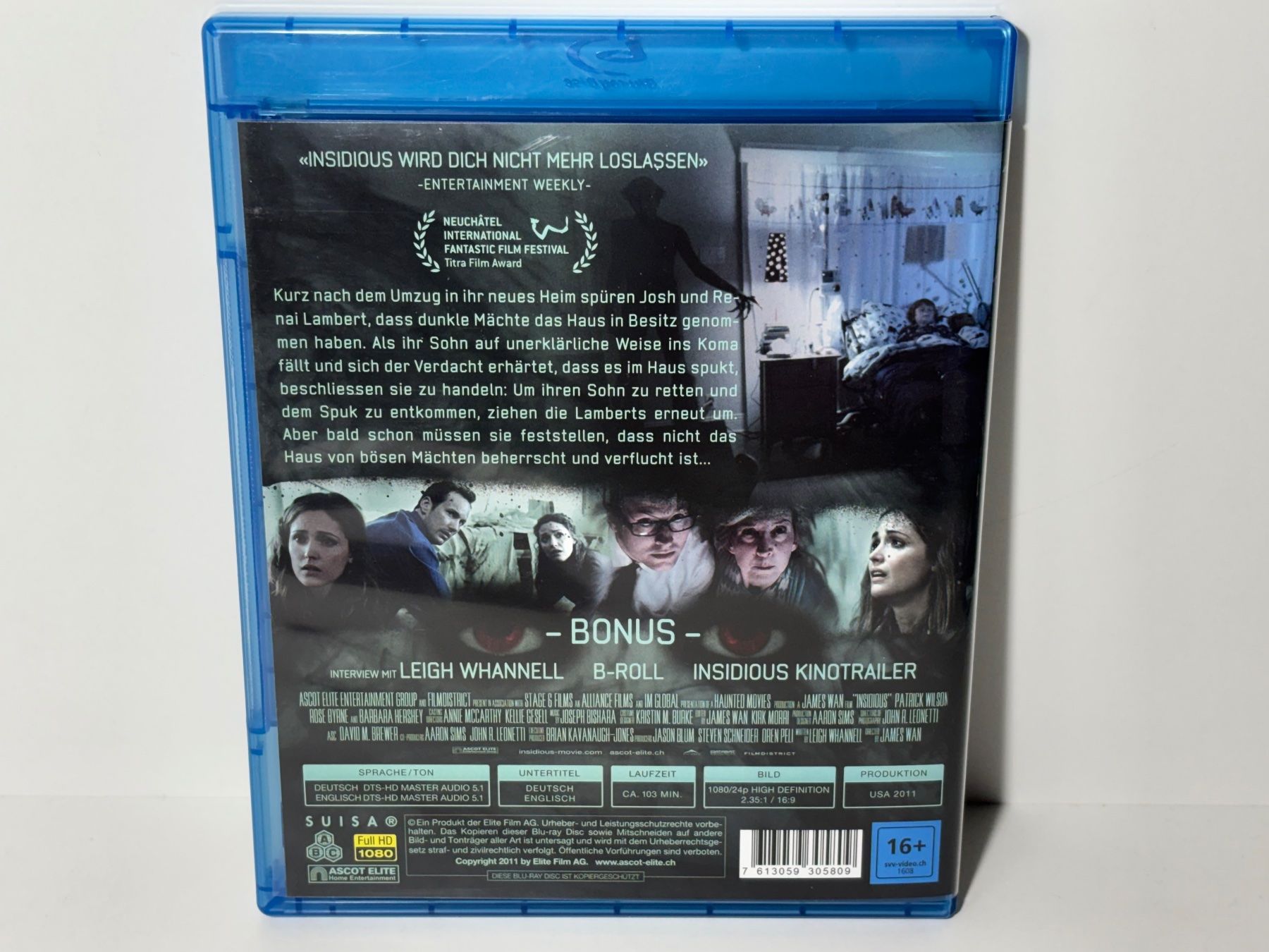 Tous les DVDs: Insidious Blu Ray – D'occasion à Wilderswil par Sstriker 1