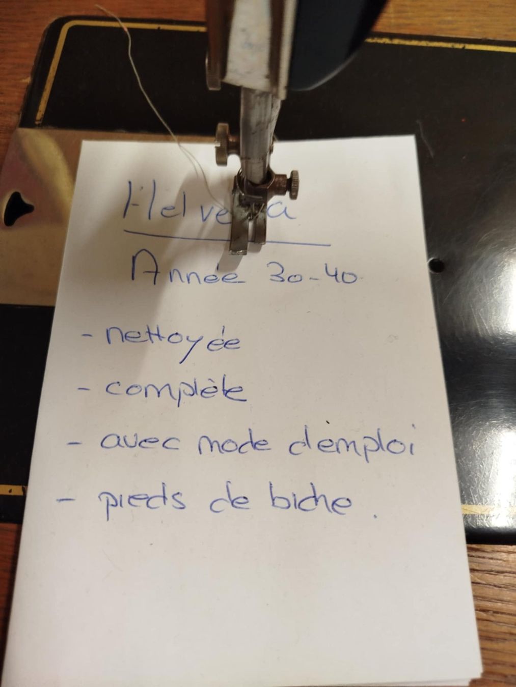 Nähmaschinen: Machine à coudre ( nr 12 ) – Gebraucht aus La Chaux-de-Fonds von Emmaus2300CDF 6