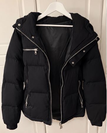 BALMAIN Herren Winterjacke Schwarz – Original