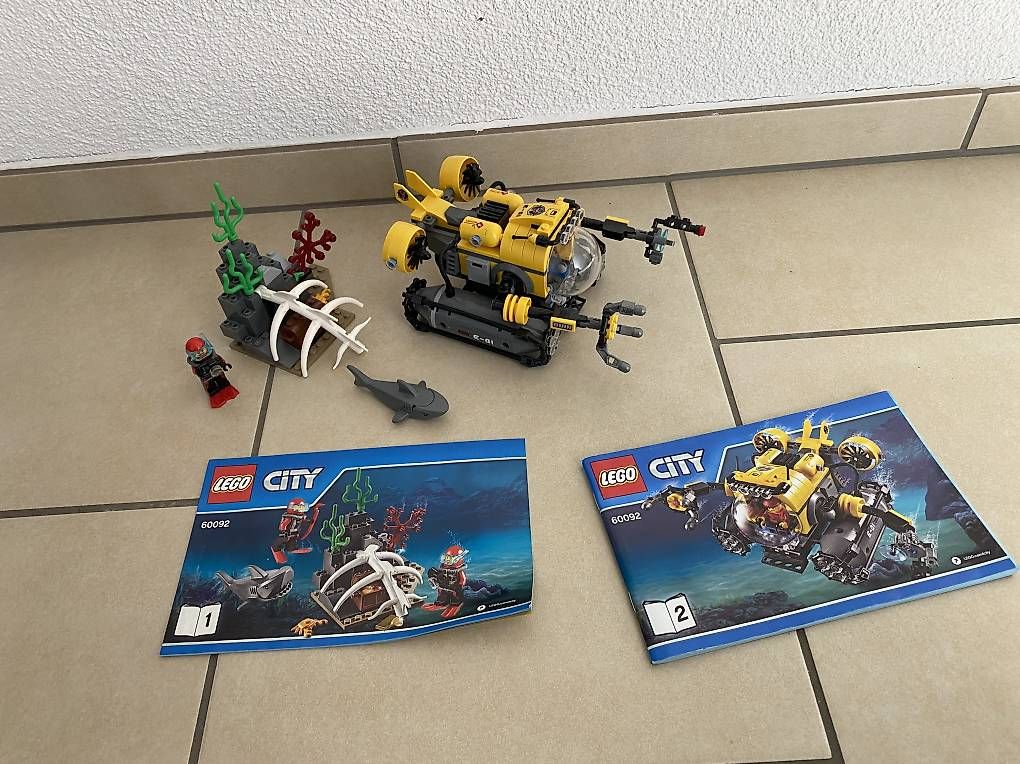 Kit di costruzioni: Lego City 60092 Tiefsee U-Boot – Usato da Winterthur venduto da Lu1110