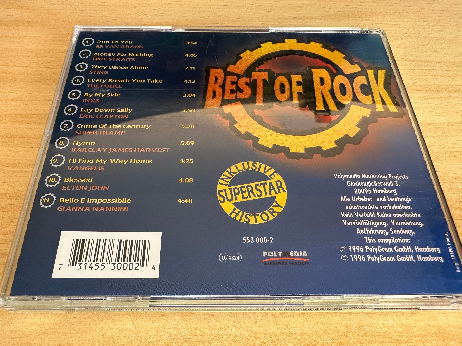CDs: Various – Best Of Rock – Gebraucht aus Rikon im Tösstal von Alpenmutz 1