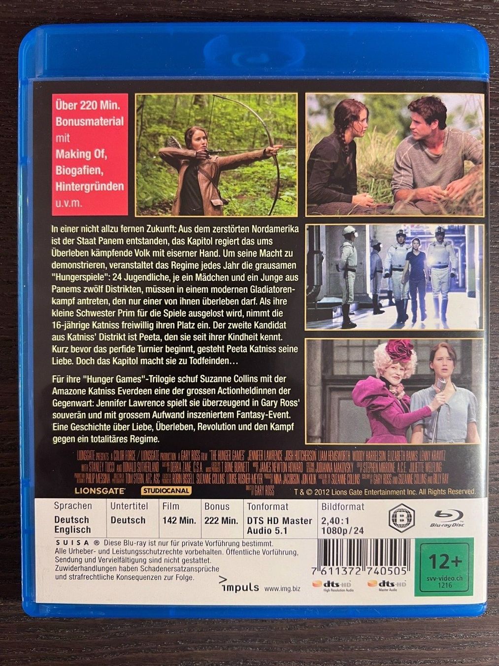 Tutti i DVDs: Die Tribute von Panem – Usato da Zürich venduto da Blu-ray_ZH 1