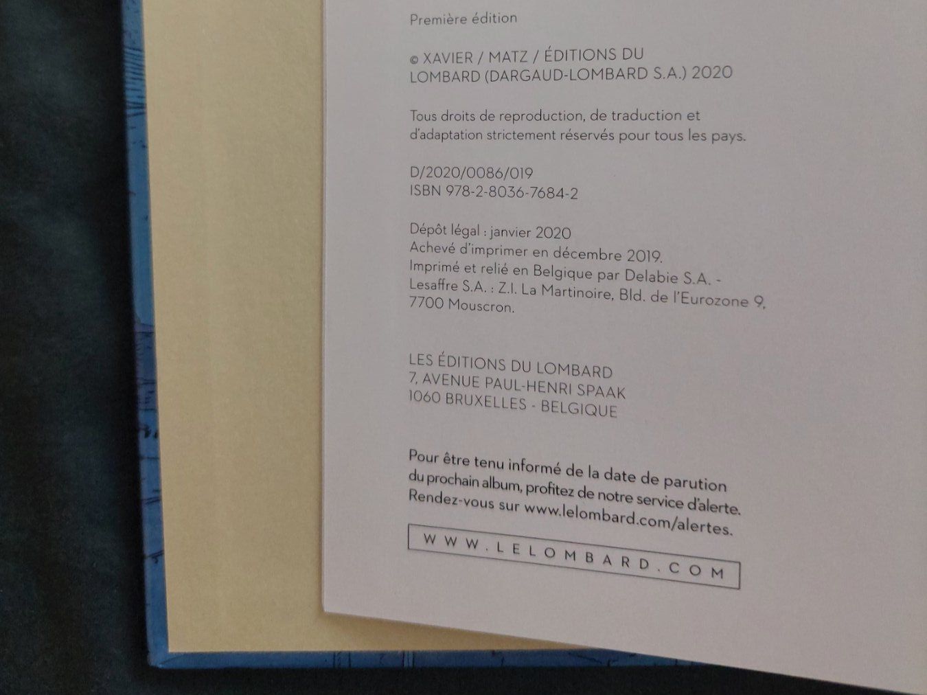 Fumetti: Tango T.4 Quitte ou Double à Quito EO 2020 TBE – Usato da Genève venduto da Blu_BD 2
