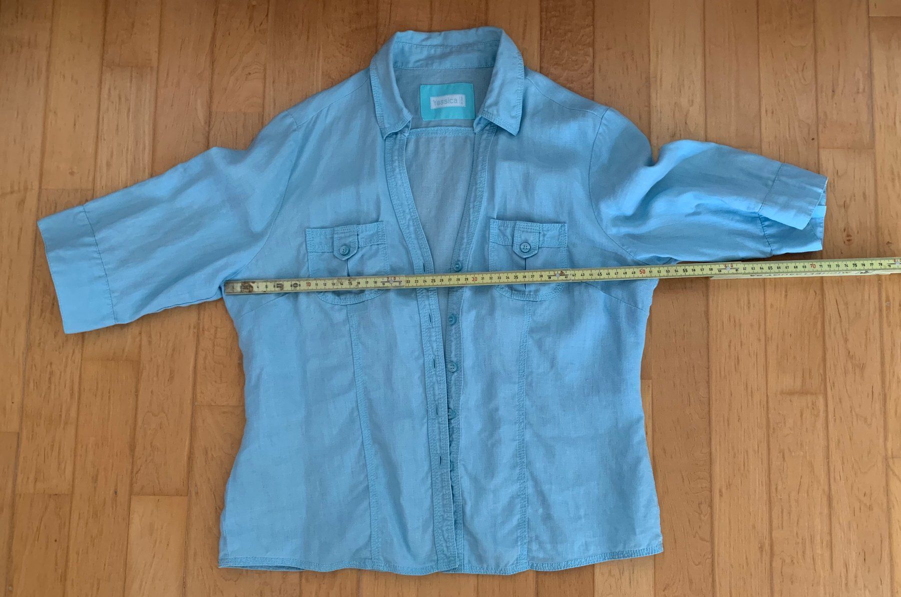 C&A Chemisiers: schöne Bluse 100% Leinen – Neuf (Voir description) à Zäziwil par kreative-ideen 3