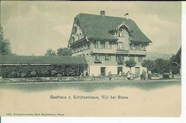 Stans  NW Oberdorf Wil Rest. Schützenhaus 1905 sehr gut erha