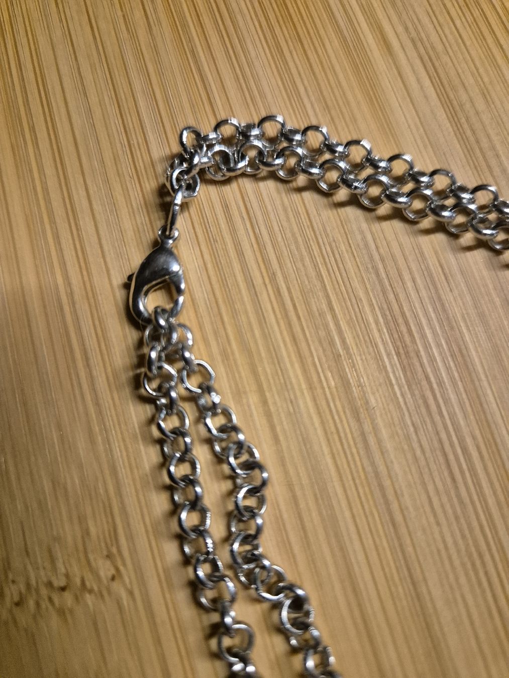 Catenine: Silberfarbene Edelstahl Kette mit Anhänger – Nuovo (secondo la descrizione) da Rothenfluh venduto da cfb_rf75 2