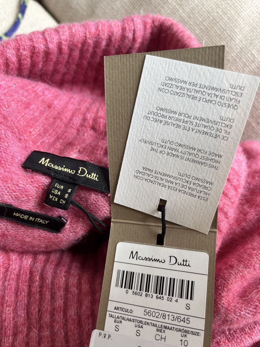 Massimo Dutti Maglioni & Felpe: Massimo Dutti Pink Roll Turtle Neck Jumper Size S – Nuovo (secondo la descrizione) da Mies venduto da nic_yk5d 5