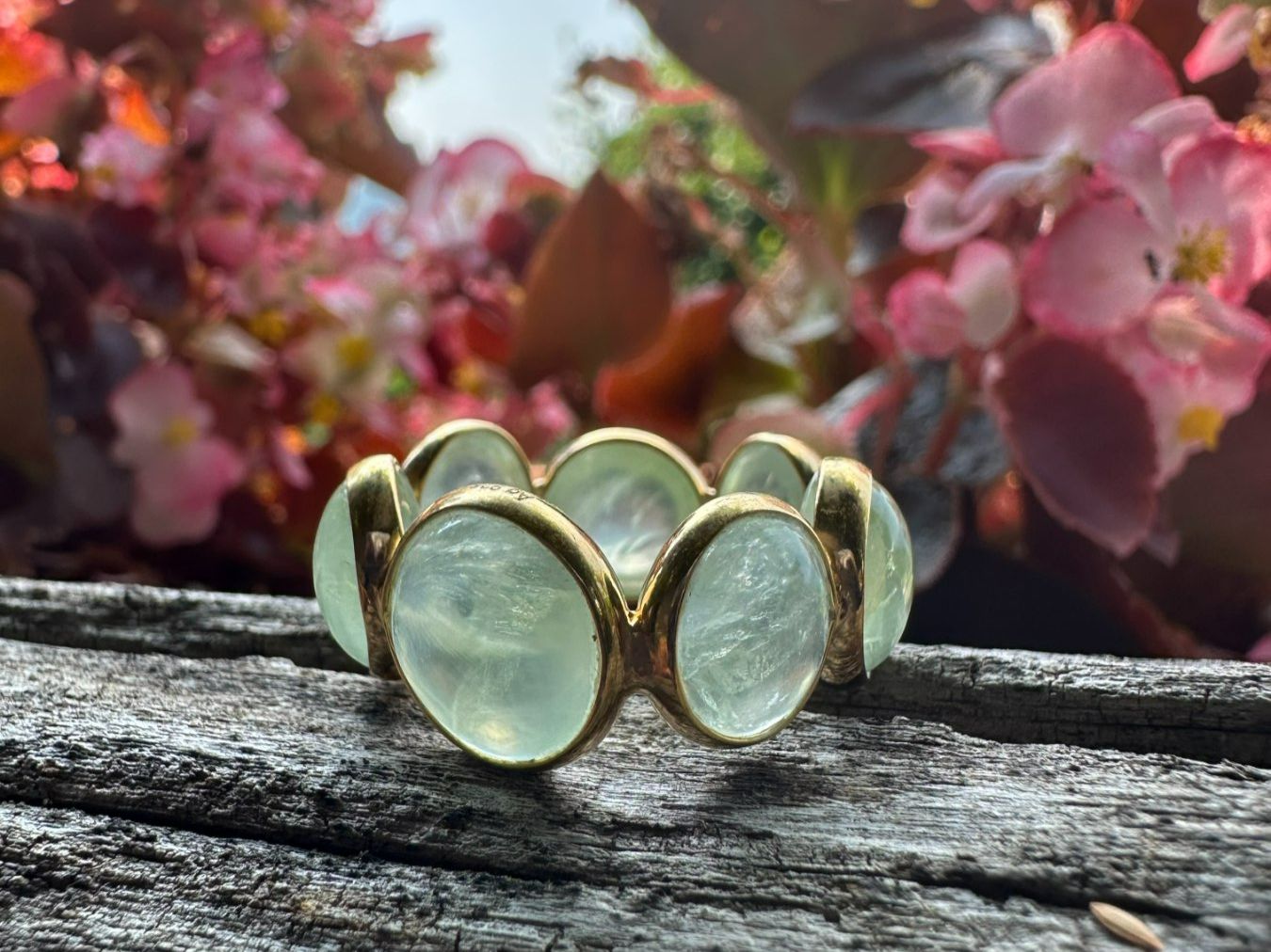 Olga Ribler Bagues: Statement Memory Silber Ring 925 - Prehnite - Grösse 56 – Neuf (Voir description) à Luzern par Schmuckoutlet 2