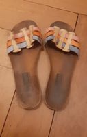 Wellness Sandalen bunt geflochten Grösse 38 guter Zustand