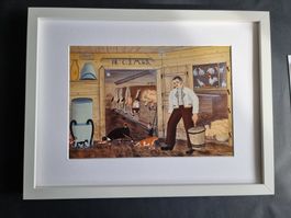 ALBERT MANSER FOTHOLITHO. „ALBERTLI“ MIT NEUWERTIGEM RAHMEN