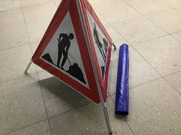 Triopan Faltsignal R2 Baustelle