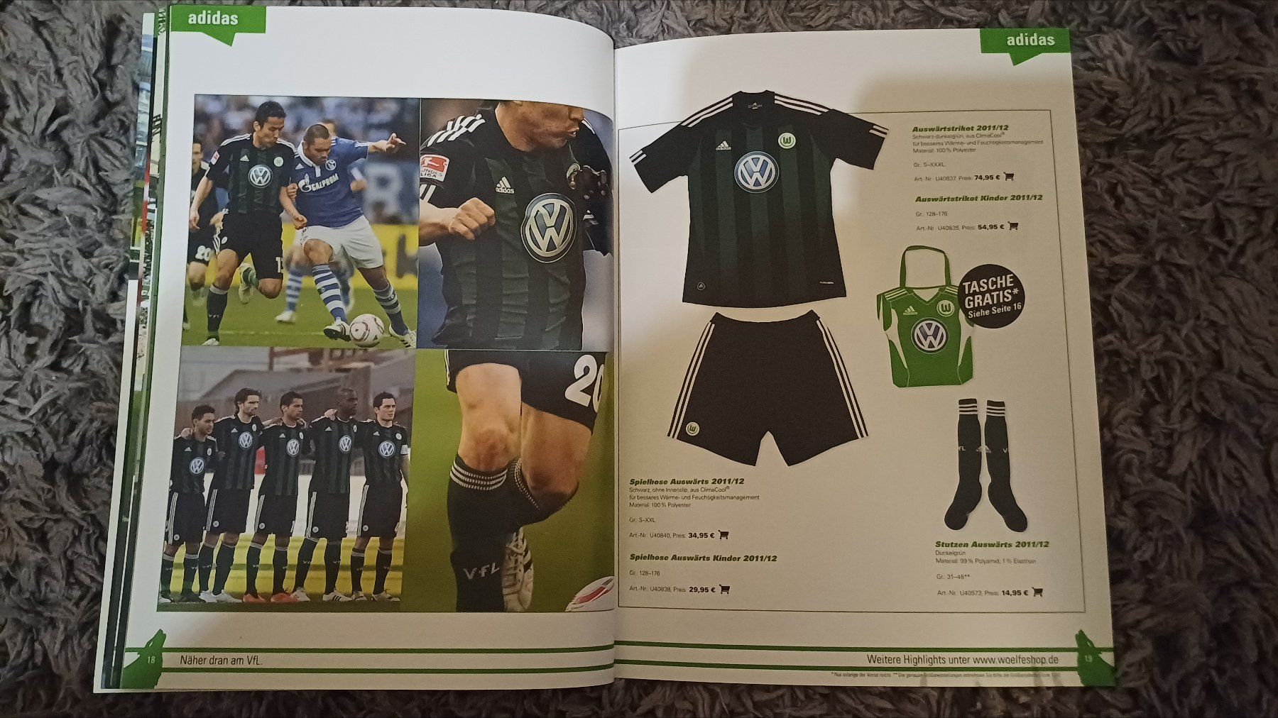 Dokumente: Fanartikelkatalog VfL Wolfsburg 2011/12 – Gebraucht aus Uznach von DeNois 3