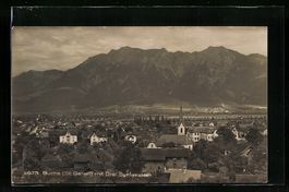 Buchs, Teilansicht mit Blick auf Drei Sc