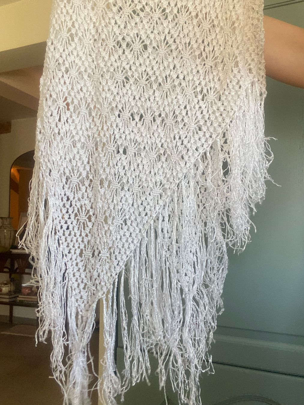 Vestiti: Châle bohème crochet à franges – Usato da pont-la-ville venduto da dia_tt5h 3