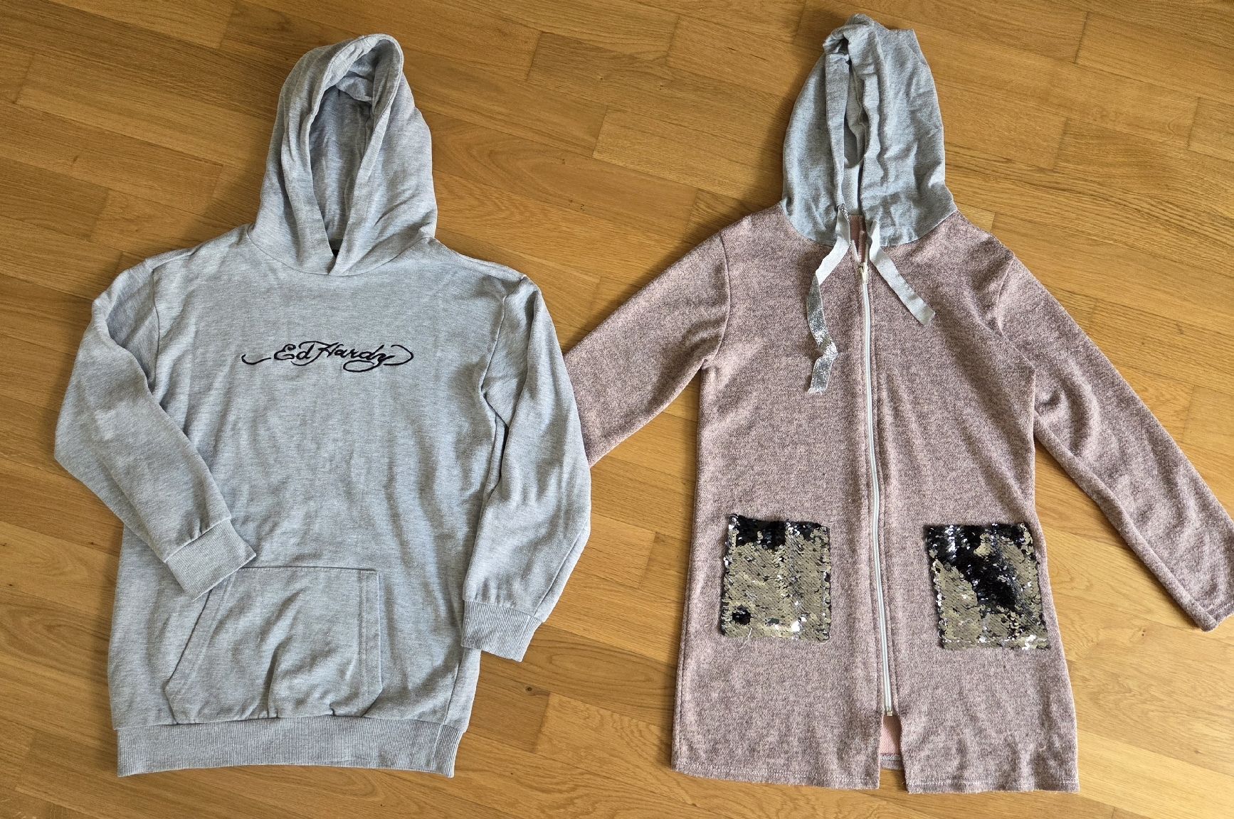 Ed Hardy Maglioni & Felpe: Hoodie Set: Mädchen Jacke & Kapuzenpullover Gr. 152 – Usato da Stansstad venduto da Urs-_6362