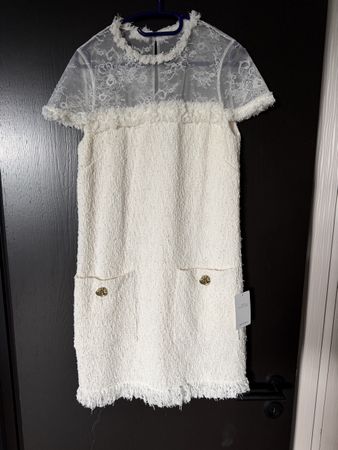 Oscar de la Renta Bouclé Kleid