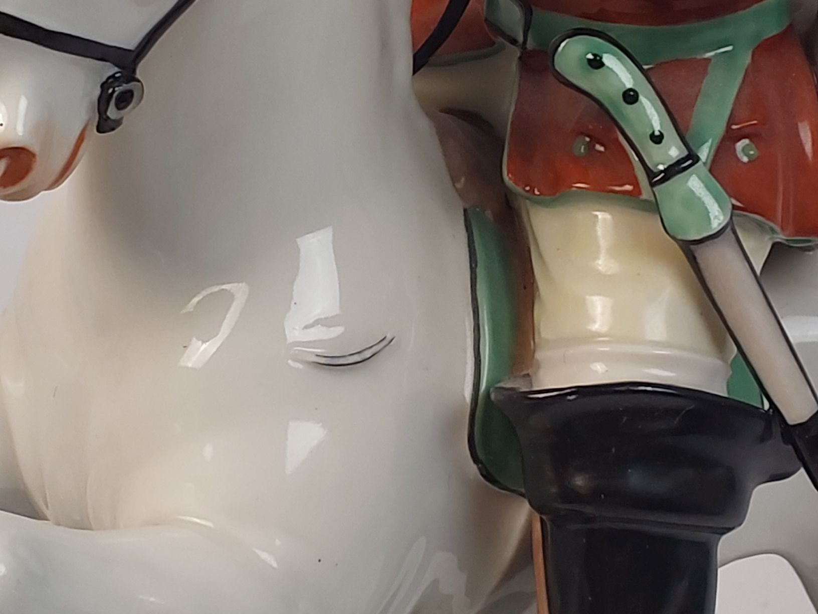 Statuette: Porzellanfigur Jäger zu Pferd – Usato da Luzern venduto da CaritasZentral 6