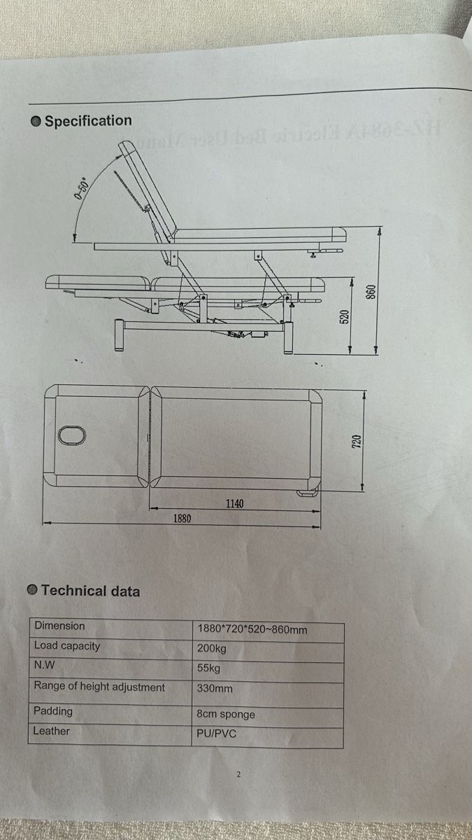 Liegen & Liegestühle: Elektrische Massageliege – Gebraucht aus Heerbrugg von 3333Max 6