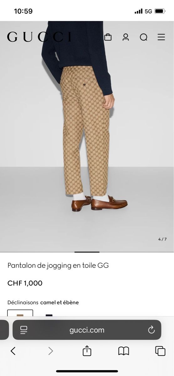 Gucci Pantaloni: Pantalon Gucci taille 46 – Usato da Avenches venduto da Stf_b78g 5