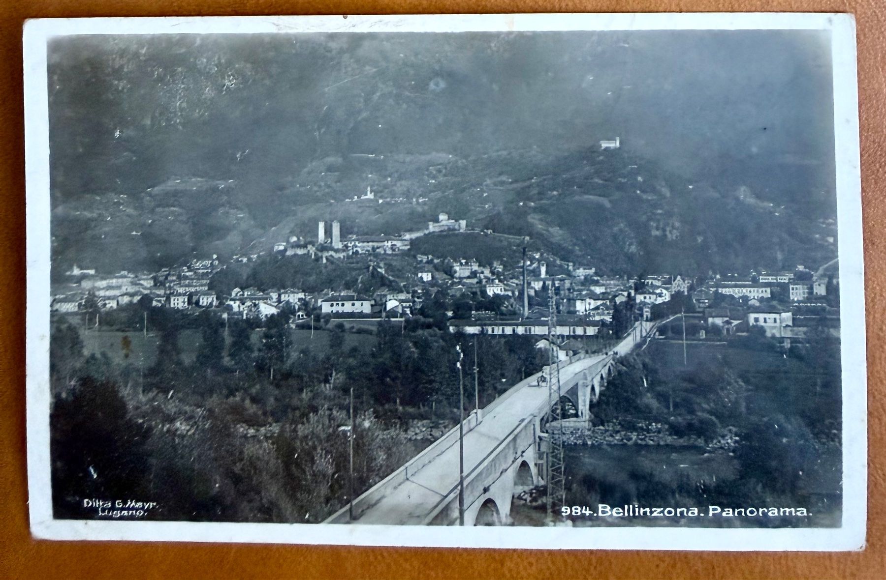Ansichtskarten: Bellinzona - Panorama - AK – Gebraucht aus Lutry von Ediego 1