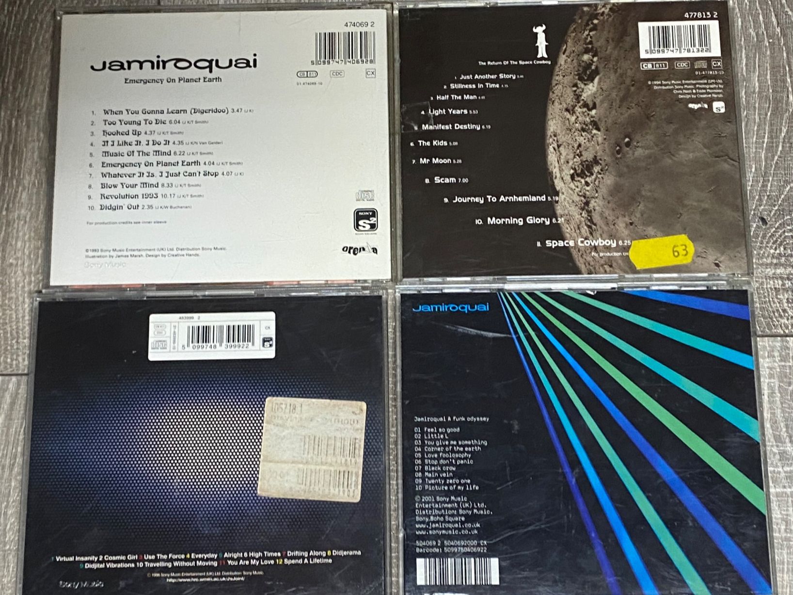CD: Jamiroquai 4x – Usato da Muri b. Bern venduto da AdidasCollector 1