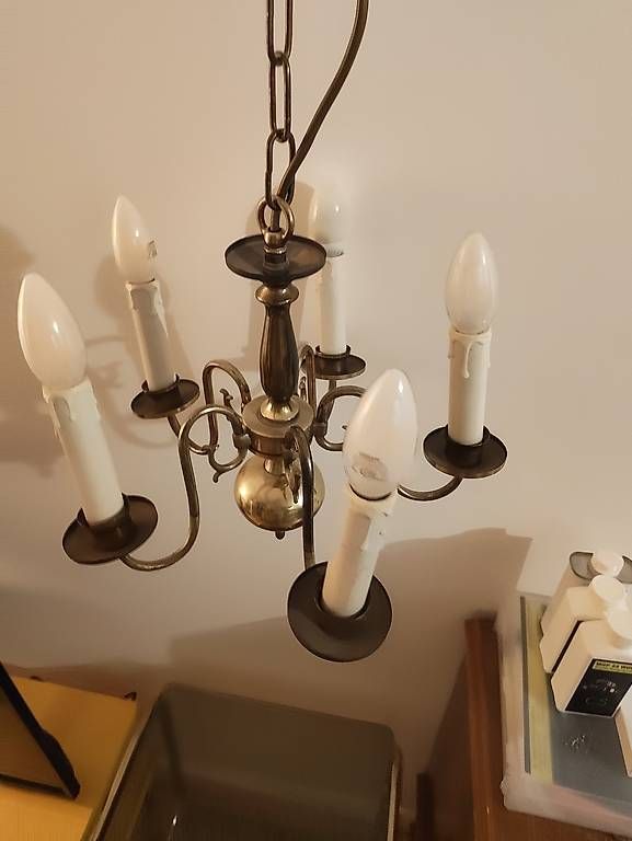 Lampadari & plafoniere: Vintage Messing-Kronleuchter – Usato da Münchenstein venduto da CoraJ 2