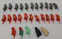 Lot LEGO oiseaux – 25 perroquets + 2 chouettes / hiboux