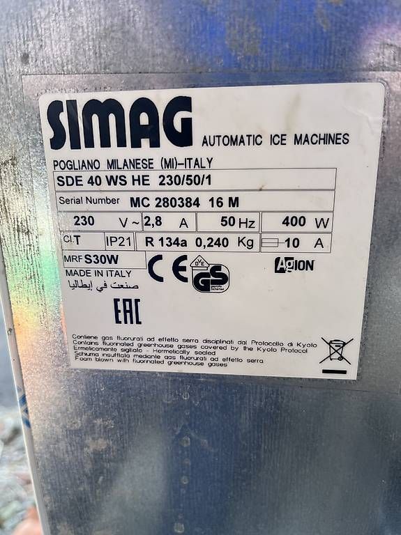 Alle Maschinen: Machine à glaçons Simag – Gebraucht aus Pully von friporte11 1