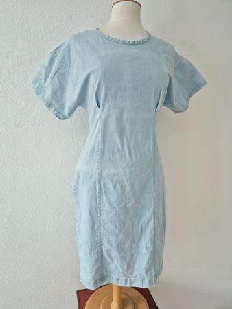 JEANSKLEID KLEID JEANS 38 M SET , TOP ZU JACKE BLAZER MANTEL