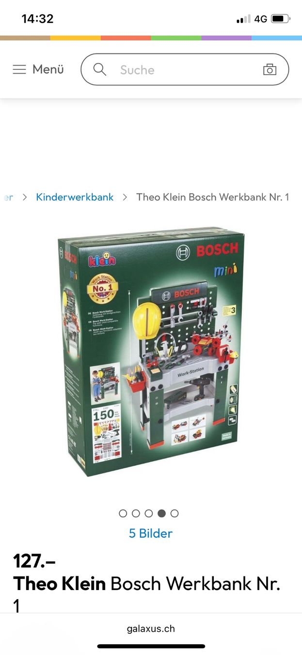 Spielzeuge: Bosch Work Station – Gebraucht aus Bolligen von Noeggeli10 6
