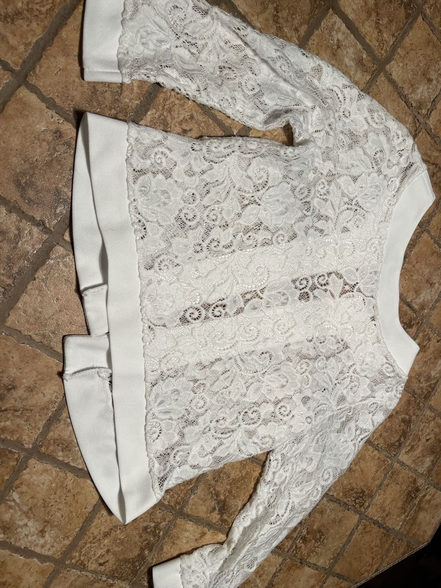 Jacken: Chic Giacca di pizzo bianca - Elegante e leggeratg S/M – Neu (gemäss Beschreibung) aus Gordevio von LanaZimm 7